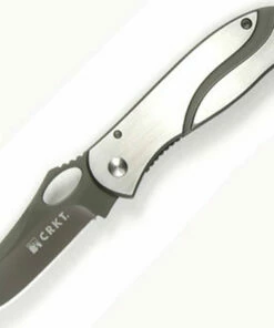 CRKT 6480 Pazoda, 2.6" 8Cr13MoV Plain Blade, SS Handle