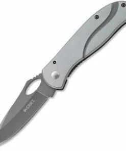 CRKT Large Pazoda Folder, 8Cr13MoV, Stainless Steel Handle