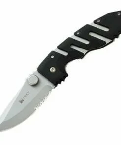 CRKT 6813ZS Ryan Seven, 3.5" AUS6M SS Combo Blade, SS/Zytel Handle