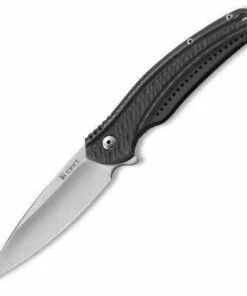 CRKT Columbia River Ripple, Stainless Grey Handle, Plain Edge