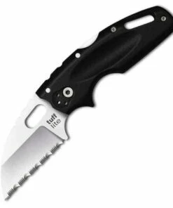 Cold Steel CS20LTS Tuff Lite, 2.5" AUS 8A Stainless Serrated Blade, Black Grivory Handle