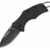 Cold Steel CS27TDS Micro Recon 1, 2" AUS 8A SS Plain Blade, Black G-10 Handle