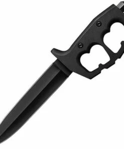 Cold Steel CS80NTP Chaos Double Edge, 7.5" SK-5 Carbon Steel Plain Blade, Aluminum Handle, Secure-Ex® Sheath