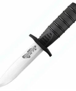 Cold Steel CS80PHB SURVIVAL EDGE, 5" 4116 German SS Plain Blade, Black Poly Handle, Secure-Ex® Sheath