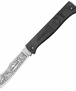 Douk-Douk Folder, Carbon Steel, Ferro-Blackened Folded Steel Handles