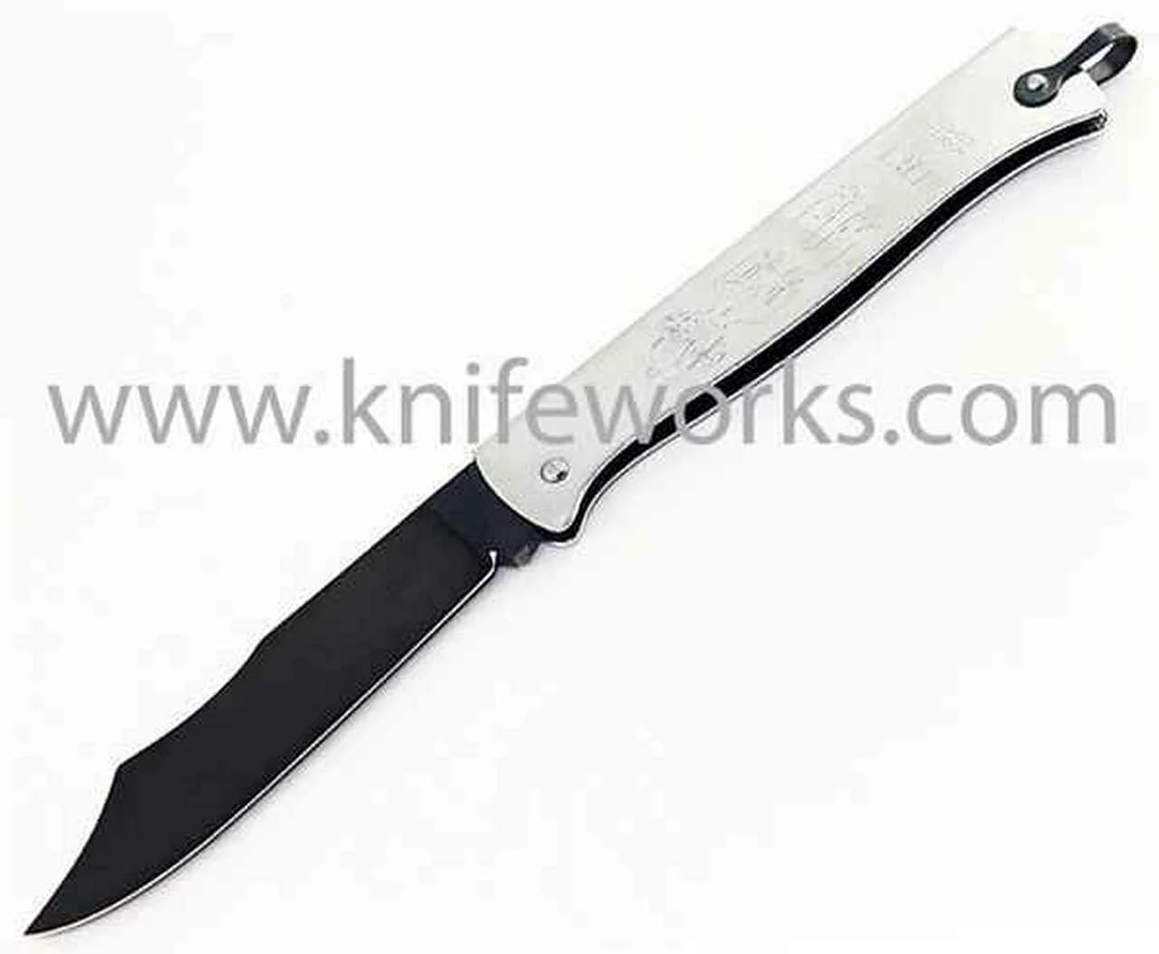 Douk-Douk Folder Le Tiki, Carbon Steel, Chrome Nickle Handle 1 Douk-Douk Folder Le Tiki, Carbon Steel, Chrome Nickle Handle