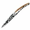 Deejo Knives Deejo DEE1CB020 Maori Juniper, 3.75" 3Cr13 SS Plain Blade, Juniper Wood Handle