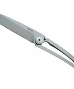 Deejo Knives Deejo DEE1CN000 Naked 37g, 3.75" 420 SS Plain Blade and Handle