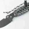 DPx H.E.S.T II Assault Fixed Blade, Niolox Steel, Urban Camo Paracord Wrap Handle, Black G-10 Scales Included
