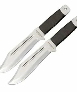 Down Under Knives The Kookaburra Throwing Knives 12" Overall, Leather Handles