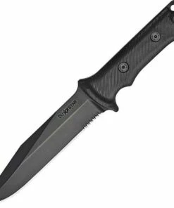 Du Star Du-Star Model Dimona Combo Edge, Black D2 Steel, Black FRN Handle
