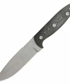Entrek Bravo, 9 1/4" Overall, Black Micarta Handle