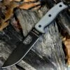 ESEE Knives, 6P-KO, Black Blade, Plain Edge, Micarta Handle, Knife Only, No Sheathing