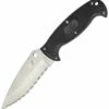 Spyderco Knives Spyderco FB24SBK2 Jumpmaster 2, 4.5" H-1 Steel Spyderedge, FRN Handles