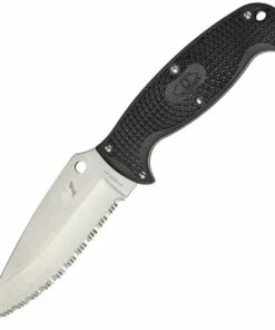 Spyderco Knives Spyderco FB24SBK2 Jumpmaster 2, 4.5" H-1 Steel Spyderedge, FRN Handles