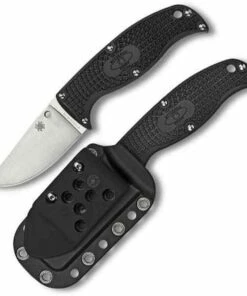 Spyderco Knives Spyderco Enuff FB31CPBK Clip Point, VG-10 Steel, Plain Edge