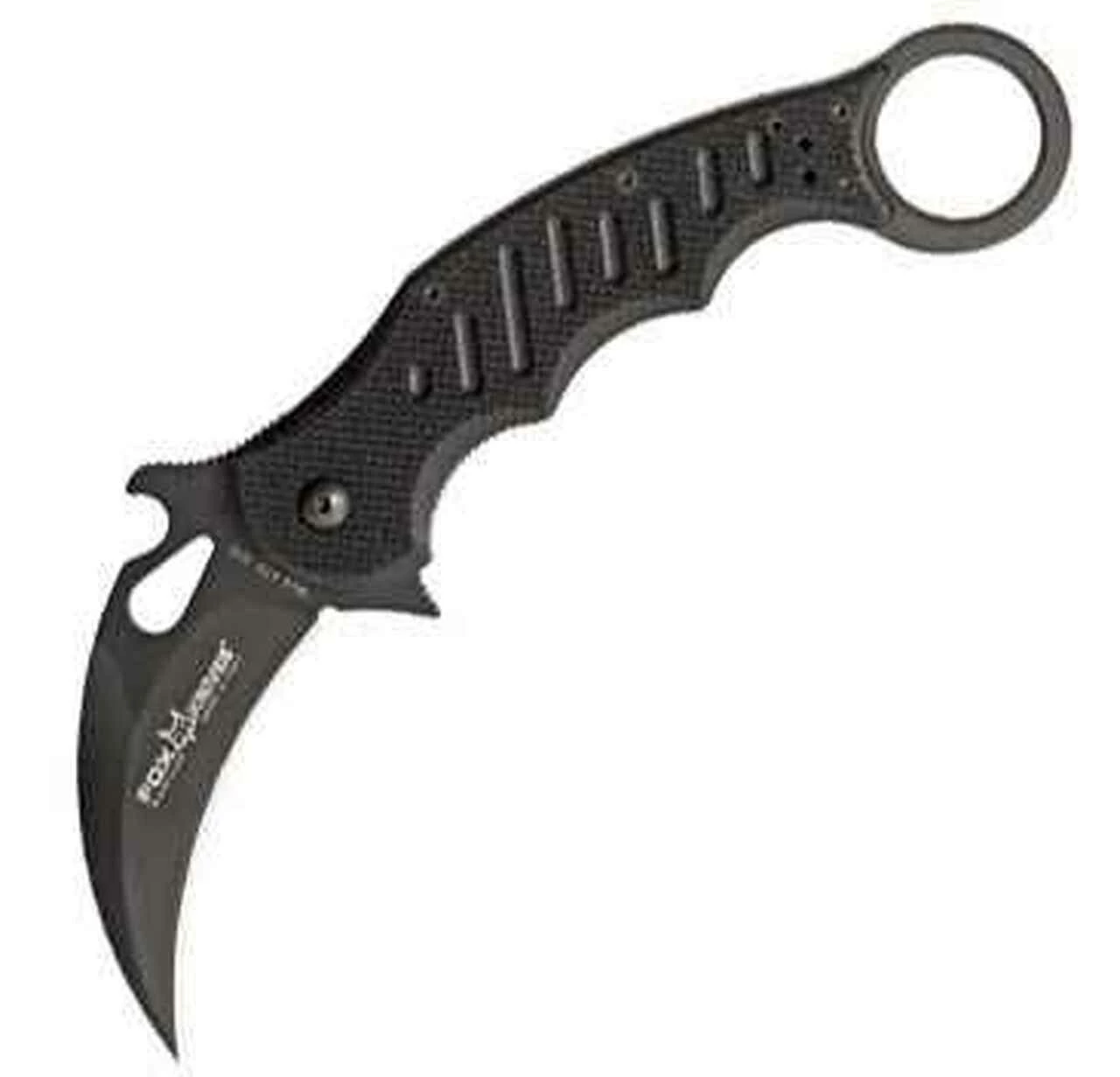 Fox Knives USA Fox USA Karambit , Black Teflon Coated N690Co 1 Fox Knives USA Fox USA Karambit , Black Teflon Coated N690Co