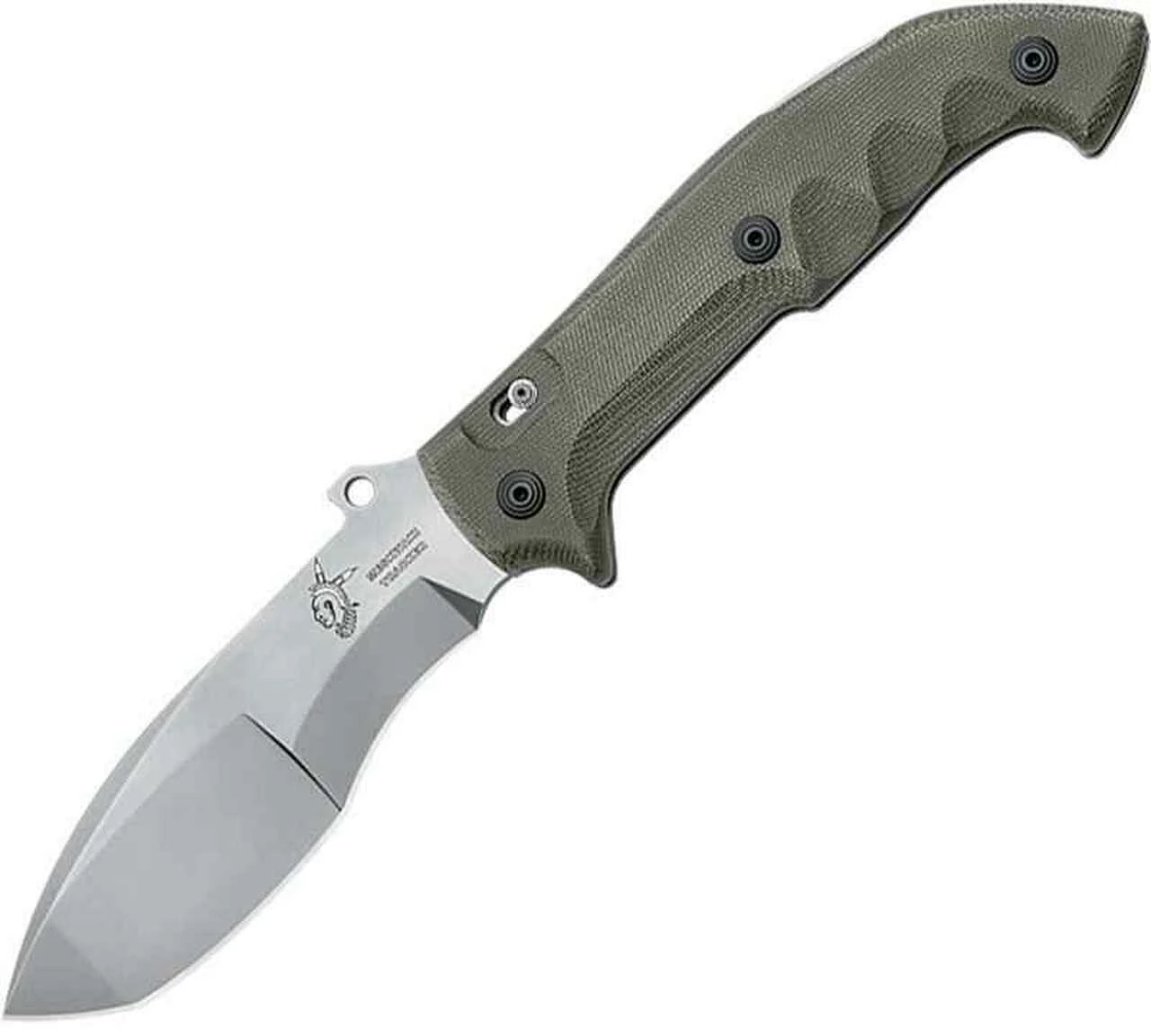 Fox Knives USA Fox Trakker Meskwaki Folder, N690Co Steel, Green Micarta Handle 1 Fox Knives USA Fox Trakker Meskwaki Folder, N690Co Steel, Green Micarta Handle
