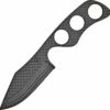 Fred Perrin Le Bowie Carbone Neck Knife, Carbon Fiber Construction Blade, Skeletonized Handle