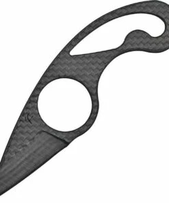 Fred Perrin La Griffe Carbone Neck Knife, Carbon Fiber Construction Blade, Skeletonized Handle
