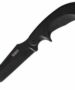5.11 Tactical 51030 Tanto Surge, 4.25" AUS-8 Plain Blade, Black G-10 Handle