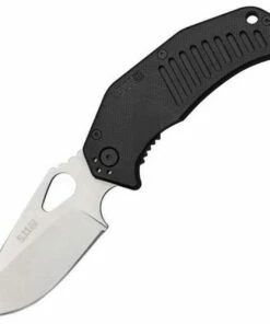 5.11 Tactical 51066 LMC Recurve, Modified Clip, 3.25" AUS-8 Plain Blade, Black FRN Handle