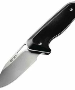 Gerber Hunting Moment Folding Gut Hook, 5Cr15MoV Steel, Nylon Core with Rubber Handle