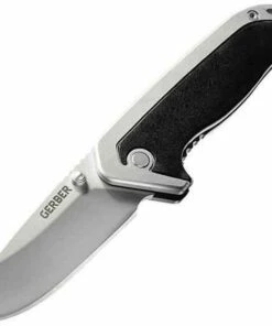 Gerber Hunting Moment Clip Folder, 5Cr15MoV, Steel w/ Rubber Overmold Handle