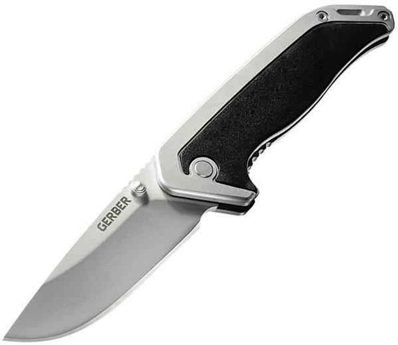 Gerber Hunting Moment Clip Folder, 5Cr15MoV, Steel w/ Rubber Overmold Handle 1 Gerber Hunting Moment Clip Folder, 5Cr15MoV, Steel w/ Rubber Overmold Handle