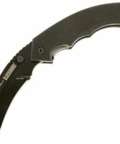 Blackhawk Blades Garra II, Black Teflon, Plain Edge