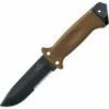Gerber LMF II Infantry, Tan Handle, Black Blade, Combo Edge