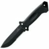 Gerber LMF II Infantry, Black Handle & Blade, ComboEdge