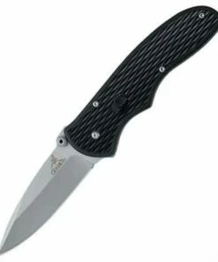 Gerber 7162 Fast Draw-AO, 3" 440 Plain Blade, Black GFN Handle