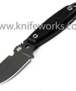 DPX HEST II Assault DPHSX005, 3.15" Niolox Tool Black Satin Plain Blade, American-made black G10 Handle