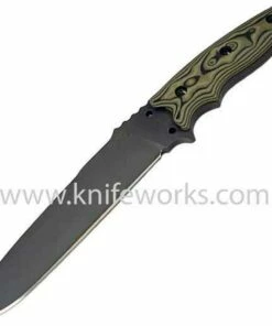 Hogue Large Fixed Blade, Drop Point Blade, G-10 Scales, G-Mascus Green