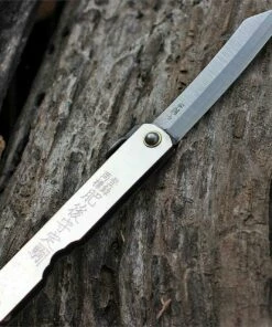 Higonokami Folder traditional Japanese style triple layered SK 3 in. steel blade, Stainless Steel Handles