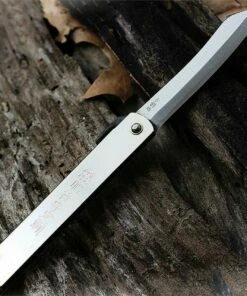 Higonokami Folder traditional Japanese style triple layered SK 4 in. steel blade, Stainless Steel Handles
