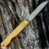 Higonokami traditional Japanese style 3 in. steel blade, Brass Handles