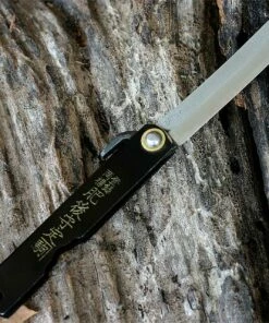 Higonokami Tanto style 3 in. steel blade, Black Stainless Steel Handles
