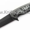 Hogue EX02 3.375" Flipper, Tactical Tanto Blade with G-Mascus Gray G-10 Handles