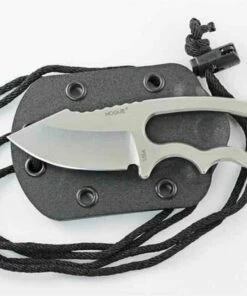 Hogue EX-F03 Clip Point Neck Knife, 154CM, Skeletonized