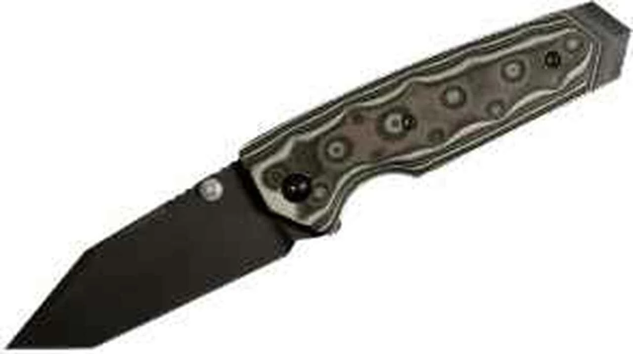 Hogue EX02 3.375" Tactical Tanto Blade with G-Mascus Gray G-10 Handles Hogue 1 Hogue EX02 3.375" Tactical Tanto Blade with G-Mascus Gray G-10 Handles Hogue