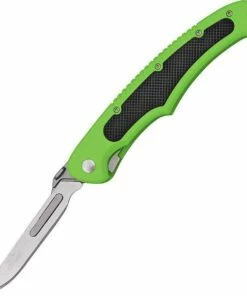 Havalon Piranta Bolt, Green Handle, w/ Nylon Sheath