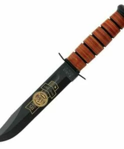 Ka-Bar USN 115th Anniversary Knife, w/ Leather Sheath