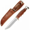 Ka-Bar Working Hunter, Leather Handle, Leather Sheath