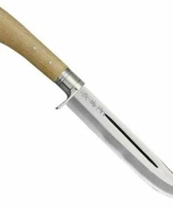Kanetsune Nata Medium. 8 1/2" SRK-8 high carbon steel blade. Light oak handle