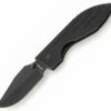 Ka-Bar Warthog Folder II, Black G-10 Handle, Black Blade, Plain