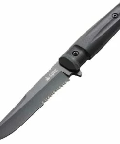 Kizlyar Supreme Alpha, Combo D2 Blade, Black Kraton Handle