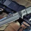 Kizlyar Supreme Delta, AUS-8 Black Fixed Blade, Kraton Handle