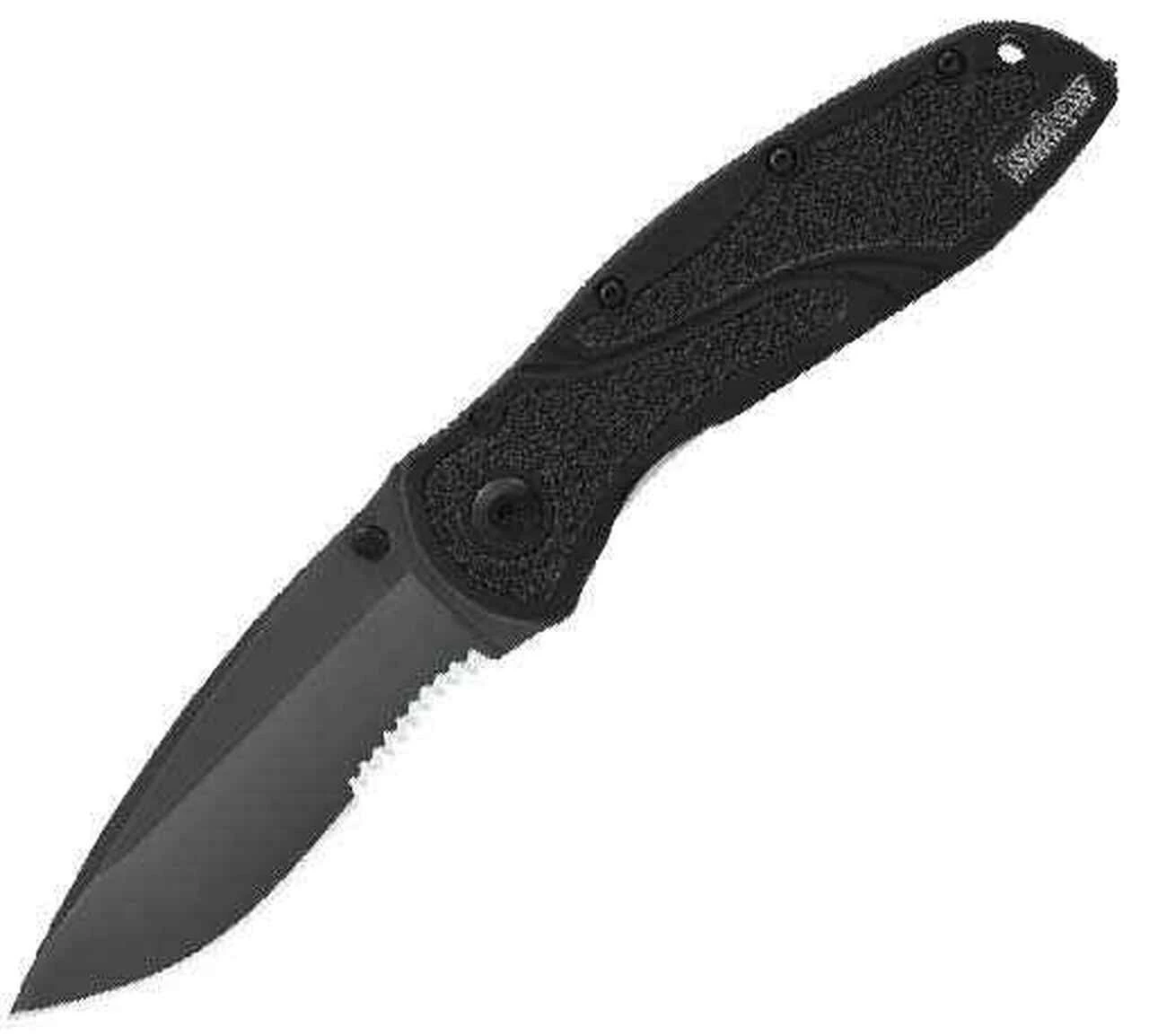 Kershaw Knives Kershaw 1670GBBLKST Tactical Blur, 3.4" 14C28N Plain Blade, Black Anodized Aluminum Handle 1 Kershaw Knives Kershaw 1670GBBLKST Tactical Blur, 3.4" 14C28N Plain Blade, Black Anodized Aluminum Handle